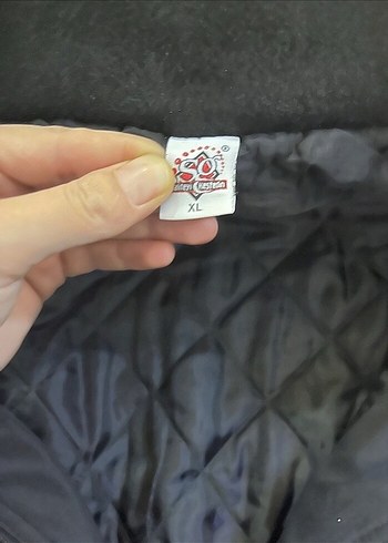 Diğer Kapüşonlu Siyah Erkek Sokak Tarzı Mont