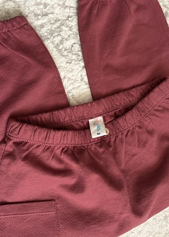 Bordo Rahat Kesim Kız Pantolonu - Görsel 3