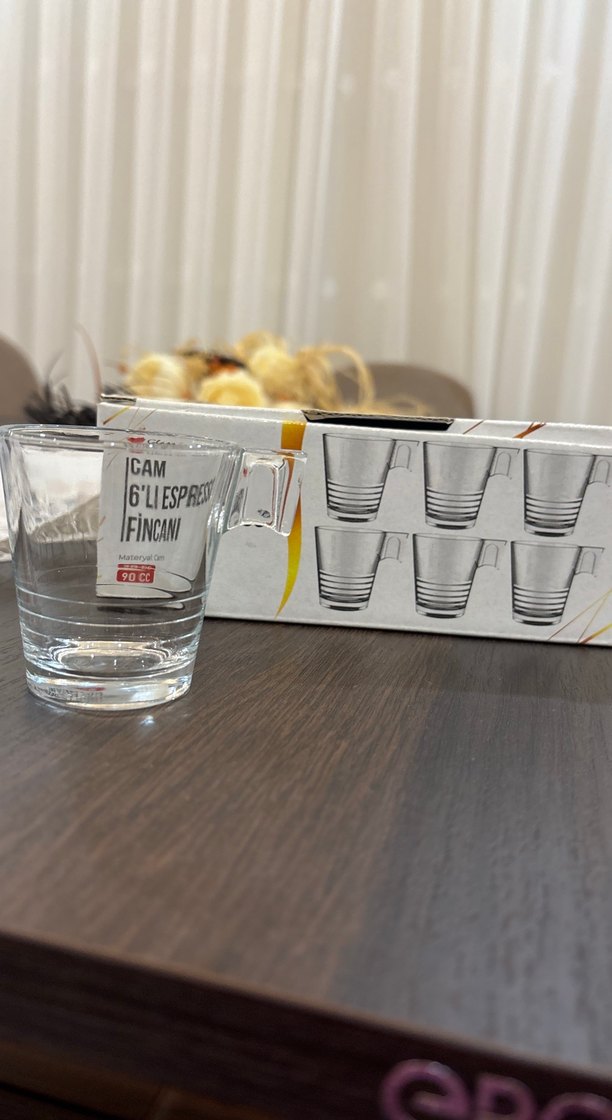 6'lı Cam Espresso Fincanı Seti 90 cc - Görsel 2