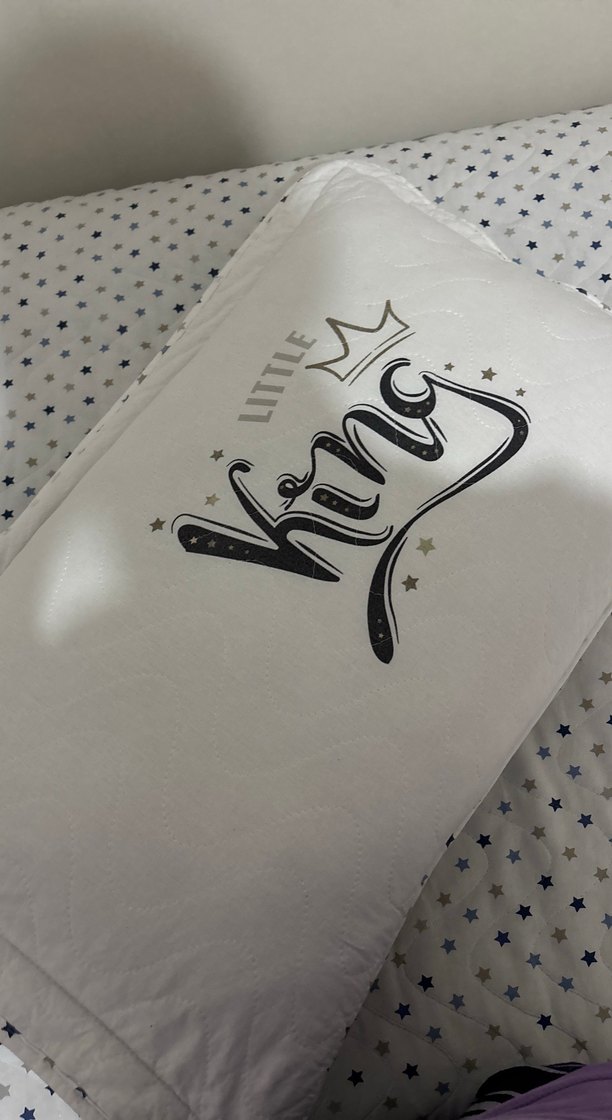 Beyaz yıldızlı  Yatak Örtüsü - Görsel 4