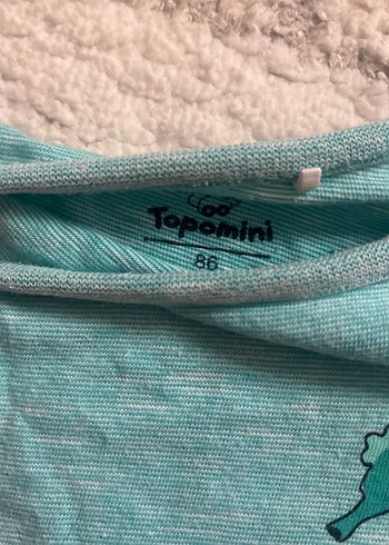 Turkuaz Renkli Uzun Kollu Kız Tişörtü - Görsel 2