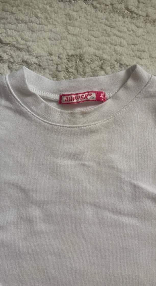 Beyaz Çocuk Uzun Kollu İçlik - Görsel 2