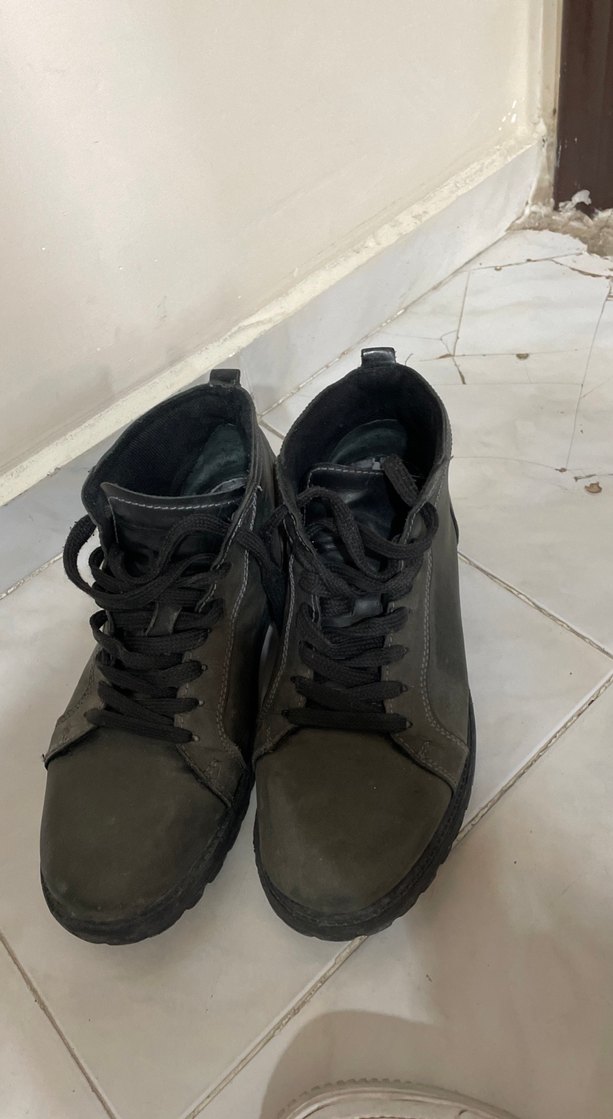 Gri Erkek Günlük Street Wear Bot - Görsel 2