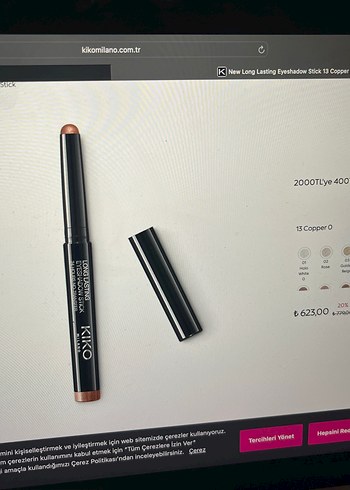 KIKO Mor Uzun Süre Kalıcı göz farı - Görsel 2
