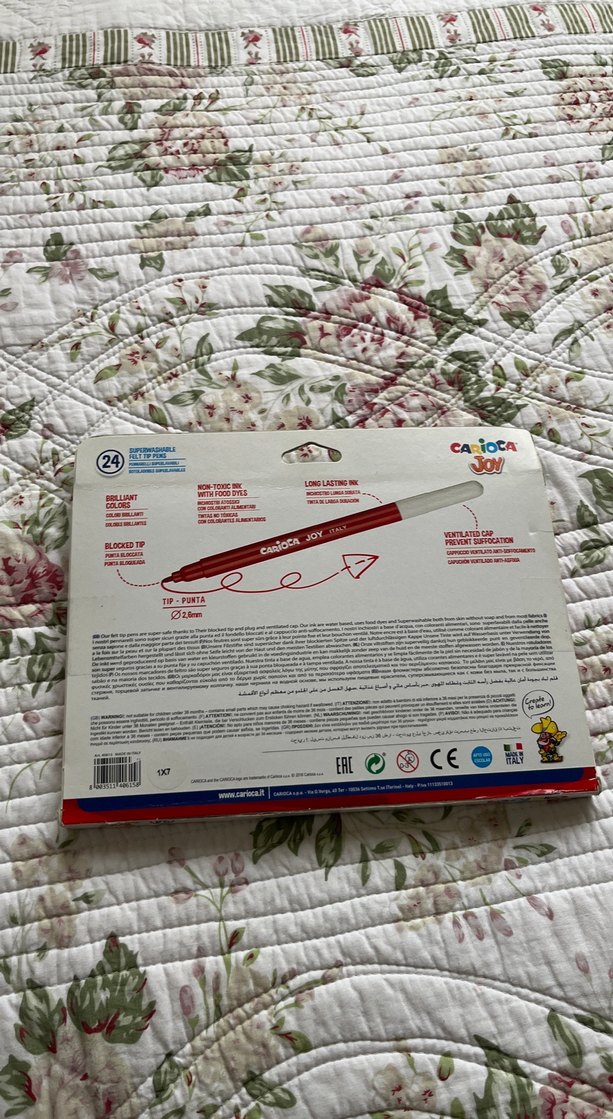 Carioca Joy Süper Yıkanabilir 24 Renk Kalem - Görsel 2