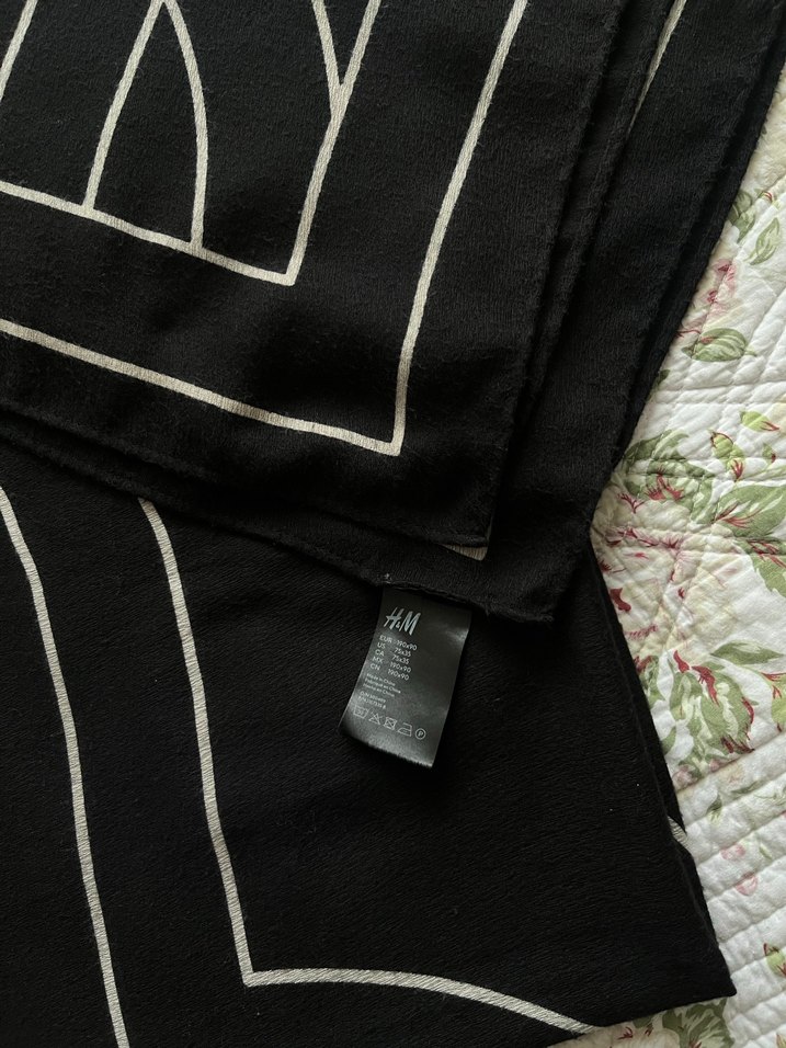 Bohem Siyah Kadın Şal - Görsel 2