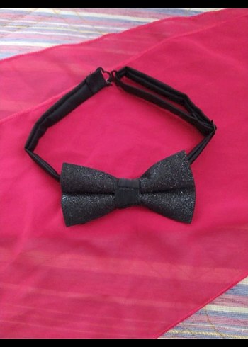 Parlak Siyah Erkek Papyon - Görsel 2