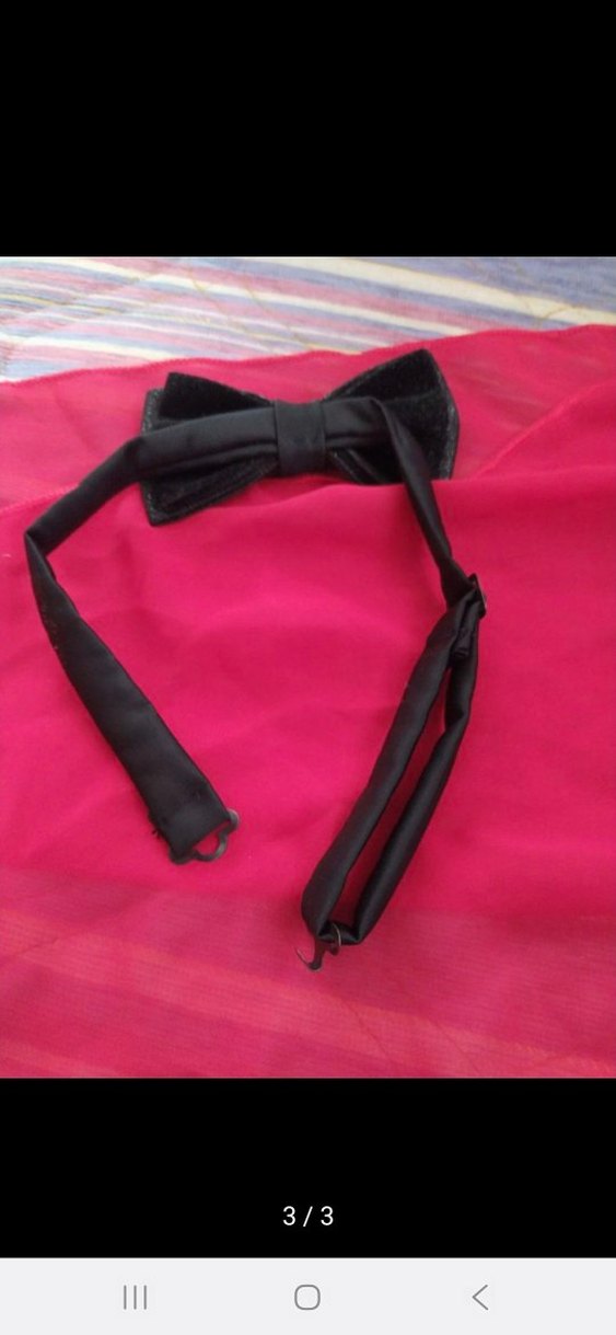 Parlak Siyah Erkek Papyon - Görsel 3