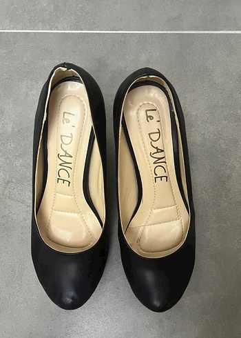 Le'DANCE Siyah Platform Topuklu Kadın Ayakkabı 36 numara - Görsel 3