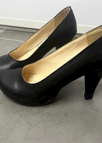 Le'DANCE Siyah Platform Topuklu Kadın Ayakkabı 36 numara - Görsel 2