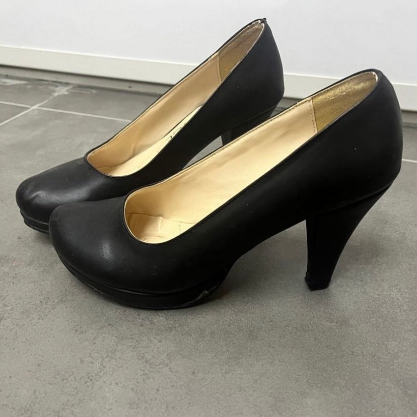 Le'DANCE Siyah Platform Topuklu Kadın Ayakkabı 36 numara - Görsel 2