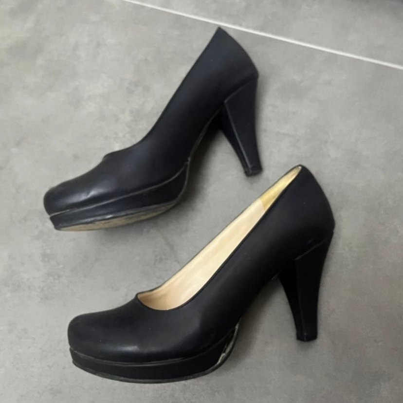 Le'DANCE Siyah Platform Topuklu Kadın Ayakkabı 36 numara - Görsel 5