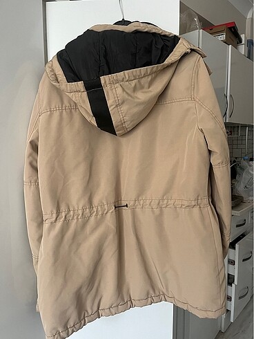 Bershka Bershka bej mont kaban
