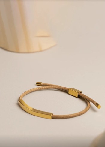 Minimalist Gold renk şık Kadın Bileklik - Görsel 5