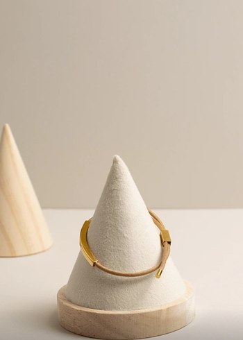 Minimalist Gold renk şık Kadın Bileklik - Görsel 2