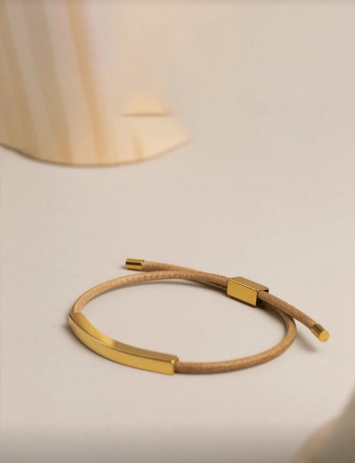 Minimalist Gold renk şık Kadın Bileklik - Görsel 5