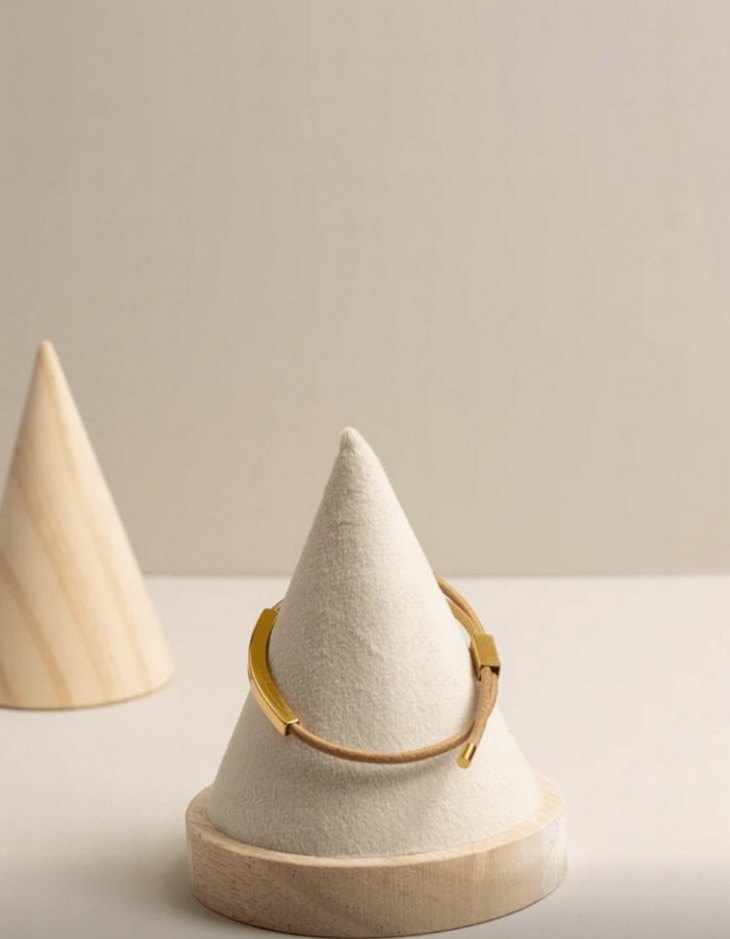 Minimalist Gold renk şık Kadın Bileklik - Görsel 2