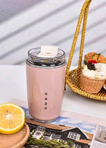 SMEG Pembe Termos Bardak 320 ml - Görsel 4