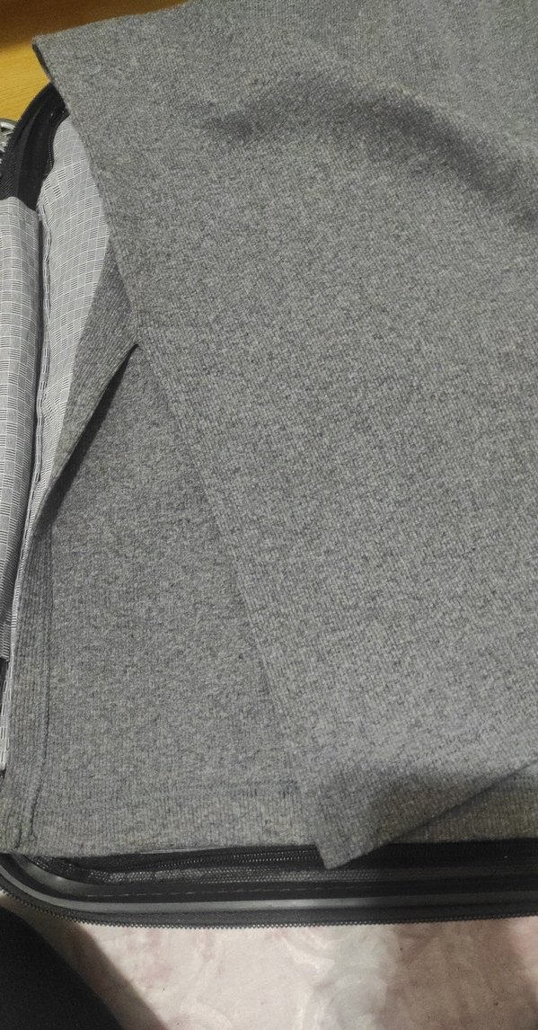 Gri Pamuklu Yüksek Yakalı midi elbise - Görsel 3