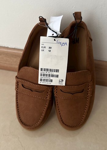 Bej Süet Tokalı Erkek Çocuk Loafer - Görsel 2