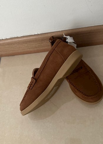 Bej Süet Tokalı Erkek Çocuk Loafer - Görsel 3