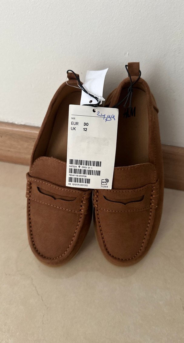 Bej Süet Tokalı Erkek Çocuk Loafer - Görsel 2