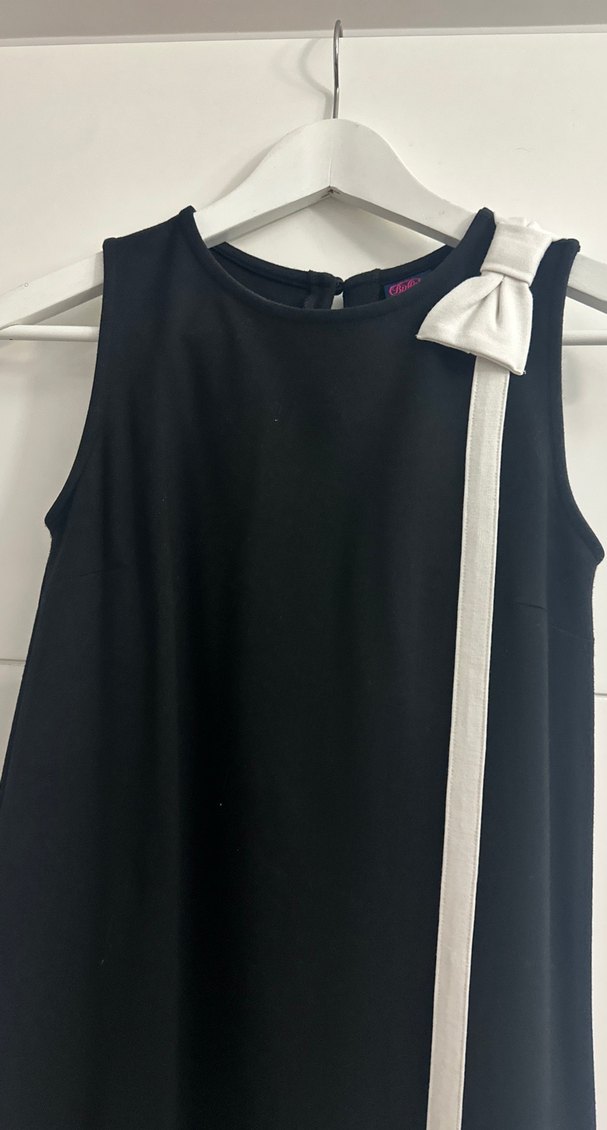 Kadın Siyah Midi Triko Elbise - Görsel 2