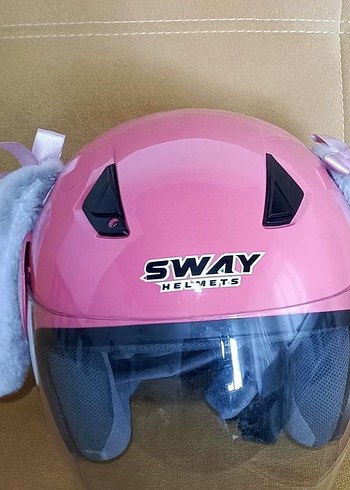 pembe SWAY BMotosiklet Kaskı