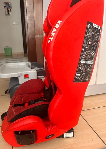 9- 18 kg Beden kırmızı Renk Kraft Çocuk Oto Koltuğu Kırmızı