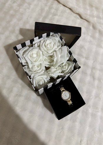 Hediye saat güllü set - Görsel 7