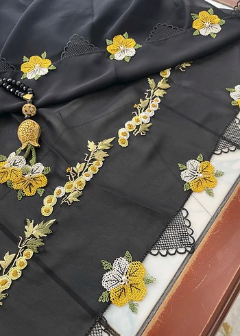 Namaz başörtüsü krep - Görsel 2