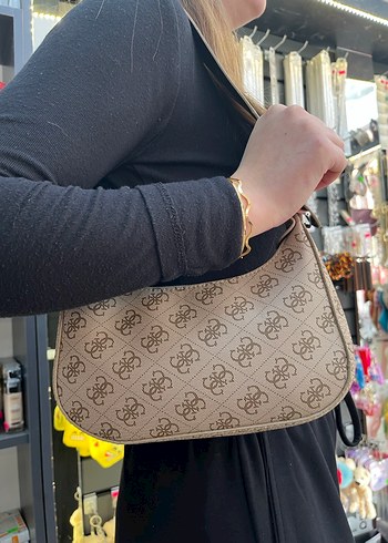 Bej Desenli Tokalı Kadın Çanta - Görsel 2