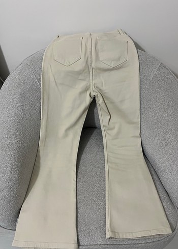 Trendyol & Milla Bej Regular Fit Kadın Kot Pantolon