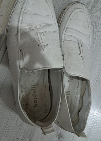 Beyaz Erkek Günlük Klasik Ayakkabı - Görsel 2