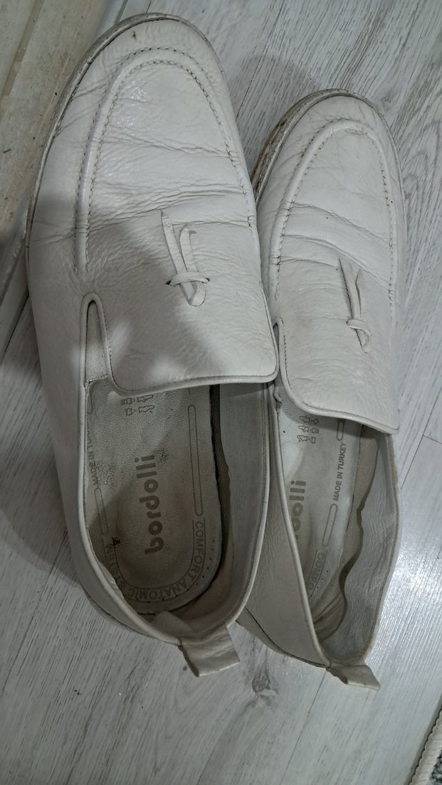 Beyaz Erkek Günlük Klasik Ayakkabı - Görsel 2