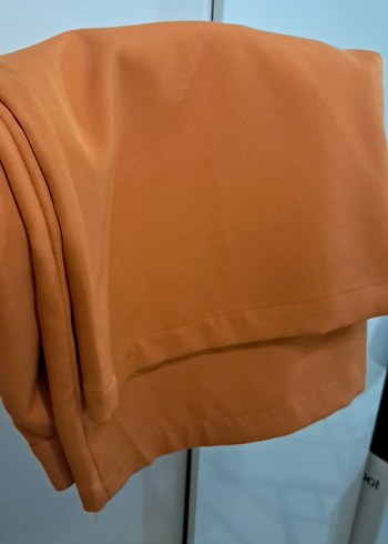 Drapeli Bej Kadın Kumaş Pantolon - Görsel 3