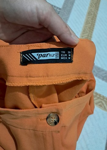 Drapeli Bej Kadın Kumaş Pantolon - Görsel 2