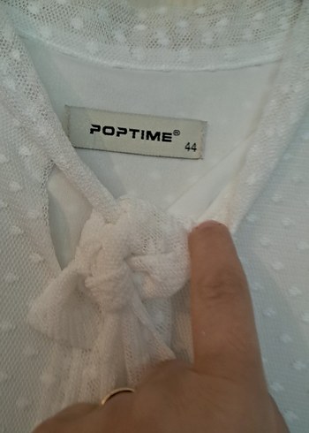 Kadın Beyaz Uzun elbise - Görsel 4