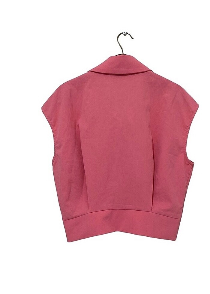 Kısa Gömlek -Crop - Bluz - Görsel 2