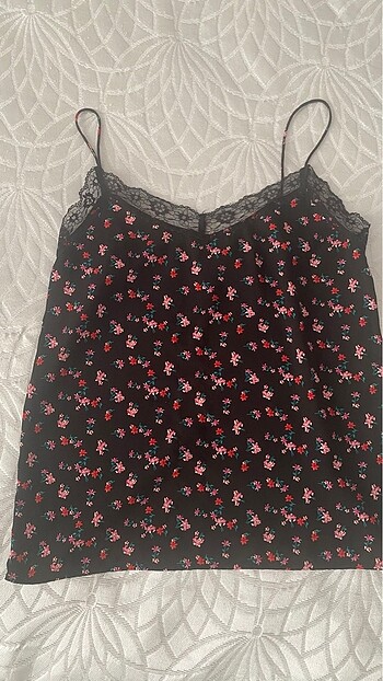H&M Askılı dantelli üst
