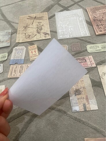 Gazete Kupürü- Kırtasiye Ürünleri - Küçük Mektup Kağıtları - Görsel 13