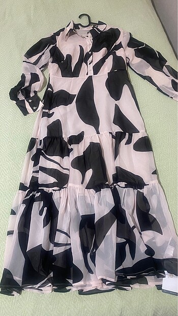 Uzun Tül Elbise - Görsel 4