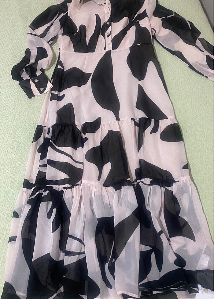 Uzun Tül Elbise - Görsel 4