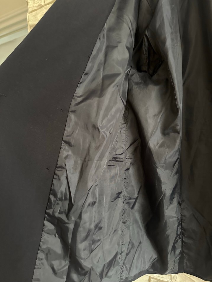 Düğmeli Siyah Kadın Blazer Ceket - Görsel 4