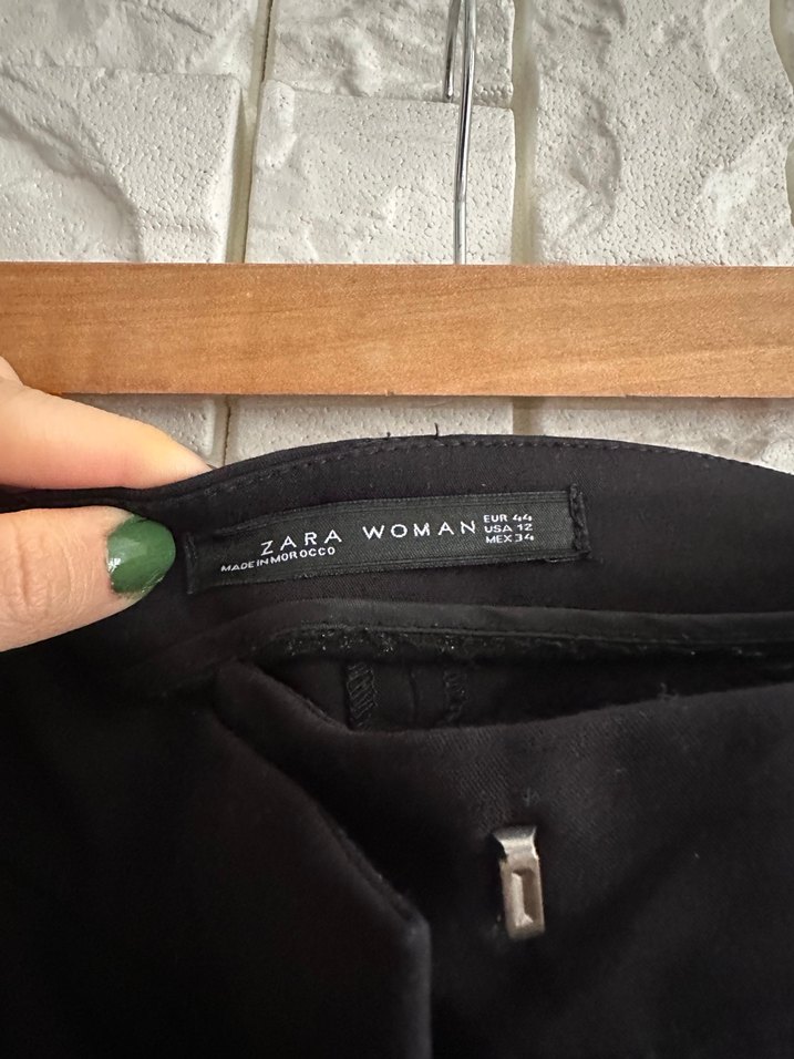 Siyah Kadın Kumaş Pantolon - Görsel 4