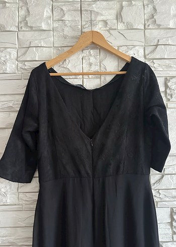 Siyah Özel Dikim Kadın Elbise - Görsel 6