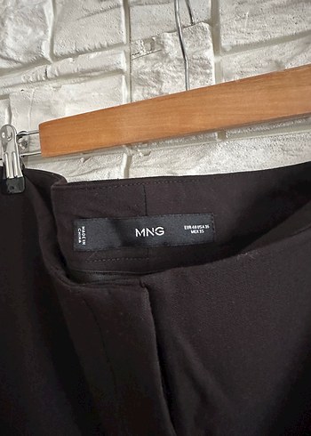 Siyah Kumaş Kadın Pantolon - Görsel 3