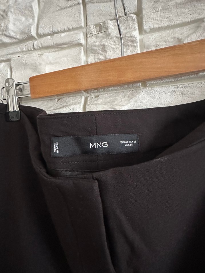 Siyah Kumaş Kadın Pantolon - Görsel 3