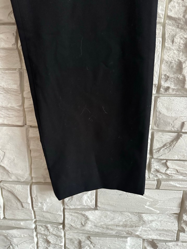 Siyah Kumaş Kadın Pantolon - Görsel 3