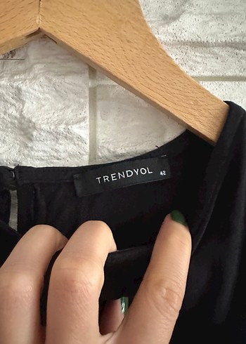 Siyah Kolsuz Uzun Elbise - Görsel 4